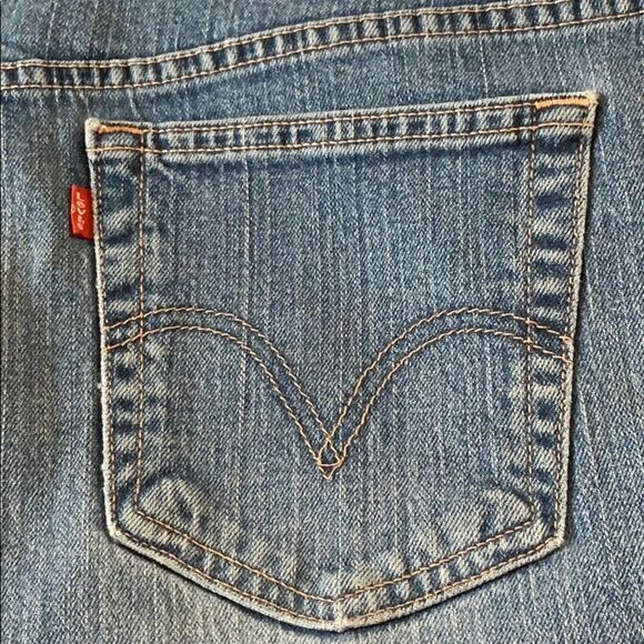 Levi's 505 Noveau Low Straight Jeans Size 14 - Picture 7 of 10